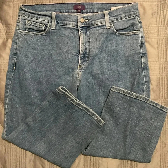 NYJD Denim Capris Size 14P - Picture 4 of 5